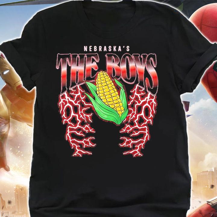 Nebraska's Crimson The Boys College Football Lightning shirt t-shirt