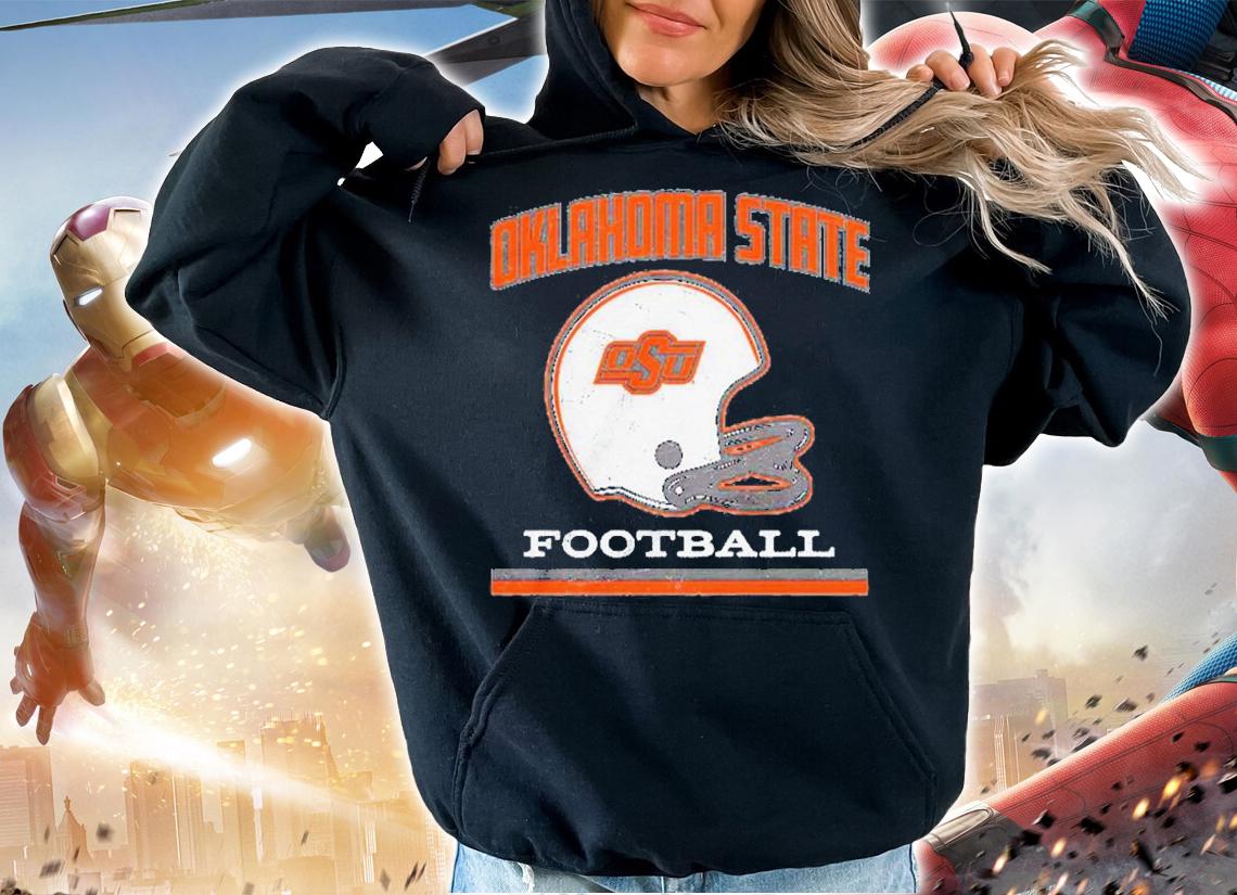 Oklahoma State Vintage Football Helmet T-Shirt t-shirt hoodie