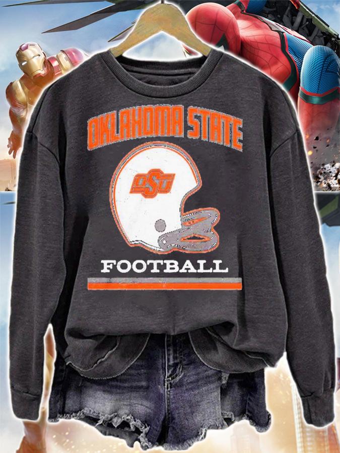 Oklahoma State Vintage Football Helmet T-Shirt t-shirt sweatshirt