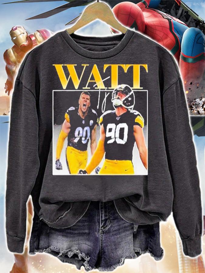 TJ Watt Pittsburg Steelers Vintage Retro 90s shirt t-shirt sweatshirt