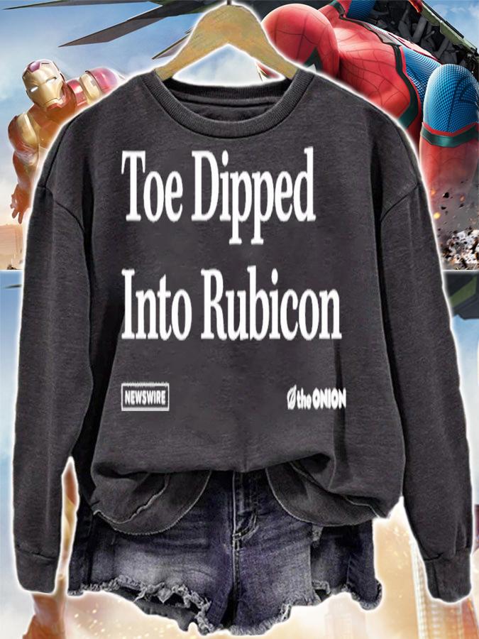 Toe Dipped Into Rubicon shirt t-shirt
