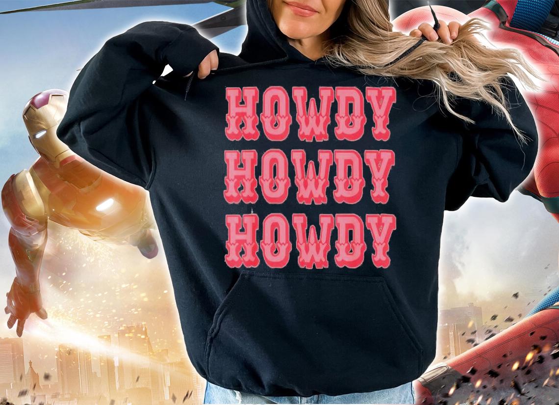 Vintage White Howdy Rodeo Western Country Southern Cowgirl T-shirt t-shirt hoodie