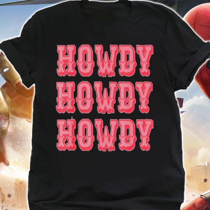 Vintage White Howdy Rodeo Western Country Southern Cowgirl T-shirt t-shirt shirt