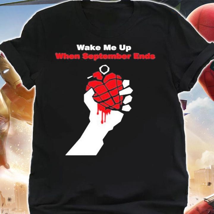 Wake Me Up When September Ends Band Song T-Shirt t-shirt shirt