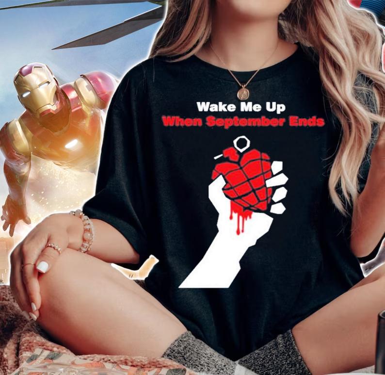 Wake Me Up When September Ends Band Song T-Shirt t-shirt woman shirt