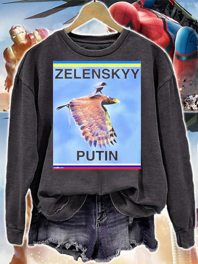 Zelensky And Putin Eagles Meme Shirt t-shirt sweatshirt