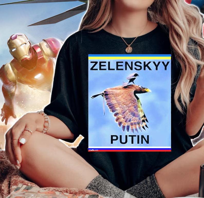 Zelensky And Putin Eagles Meme Shirt t-shirt woman shirt