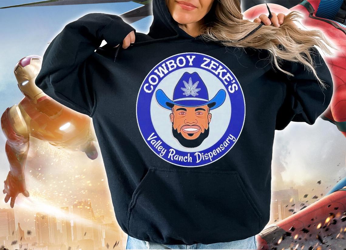 Cowboy Zeke_s Valley Ranch Dispensary Shirt t-shirt