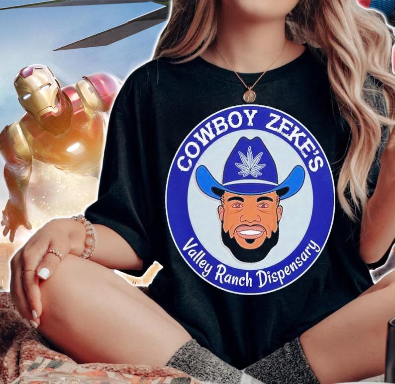 Cowboy Zeke_s Valley Ranch Dispensary Shirt t-shirt woman shirt
