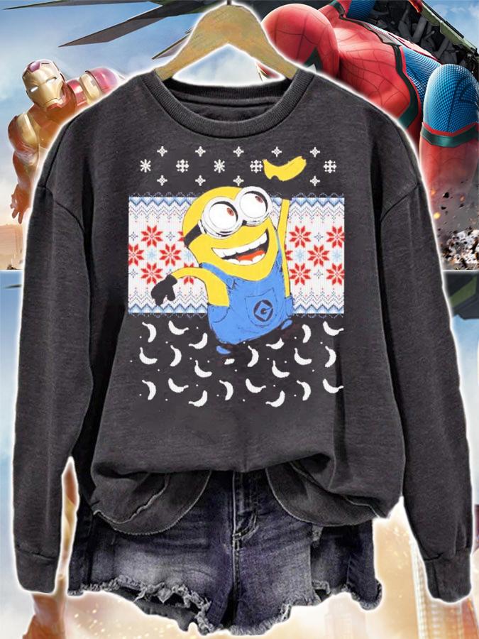 Despicable Me Minion Banana New Year Christmas Party Shirt t-shirt sweatshirt