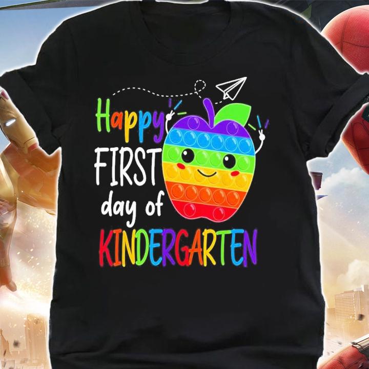 First Day Of Kindergarten Teacher Boys Girls Back To School Shirt t-shirt