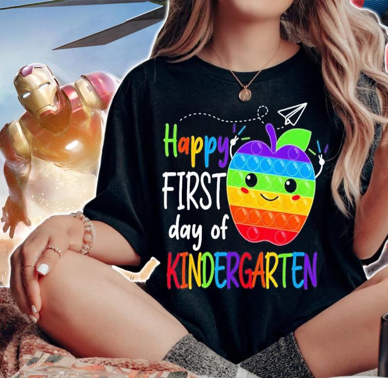 First Day Of Kindergarten Teacher Boys Girls Back To School Shirt t-shirt