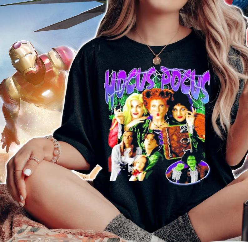 Halloween Vintage Hocus Pocus Shirt t-shirt woman shirt