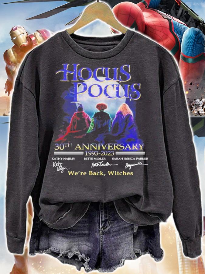Hocus Pocus 30th Anniversary 1993-2023 Signatures We're Back Witches Shirt t-shirt