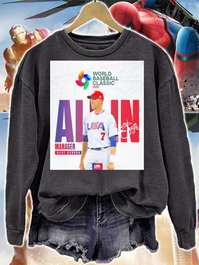 Mark DeRosa USA Manager For 2023 World Baseball Classic Signature Shirt t-shirt
