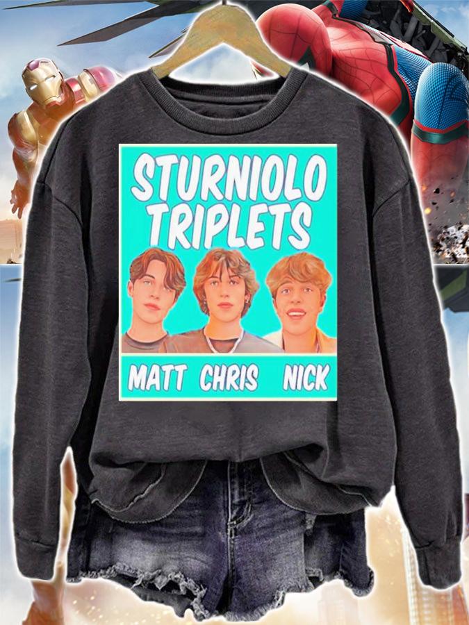 Matt Chris Nick Sturniolo Triplets State Shirt t-shirt
