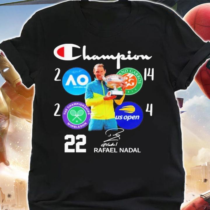 Rafael Nadal Champion 22 Grand Slam Signature 2022 Shirt t-shirt shirt