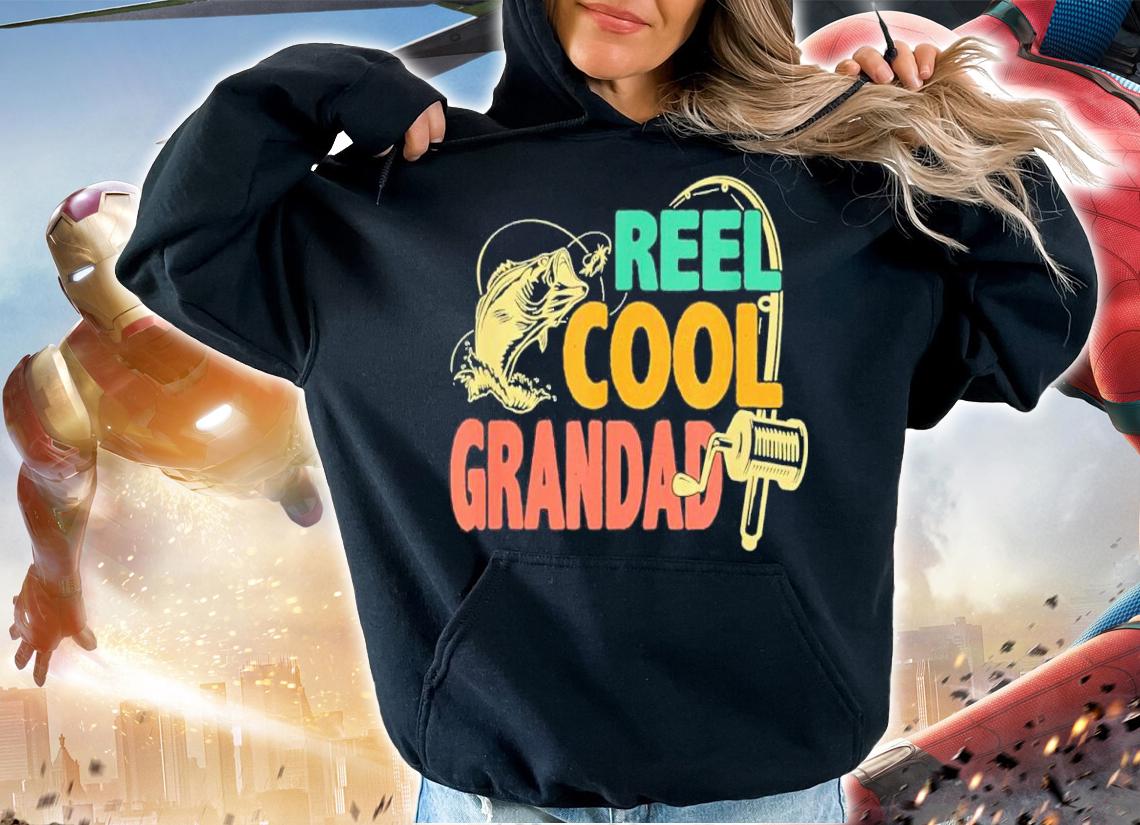 Reel Cool Grandad Fishing Father's Day Shirt t-shirt