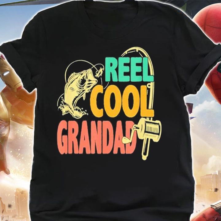 Reel Cool Grandad Fishing Father's Day Shirt t-shirt