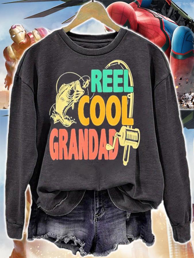 Reel Cool Grandad Fishing Father's Day Shirt t-shirt