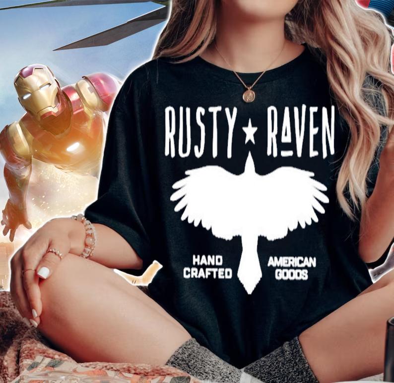 Rusty Raven Hand Crafted American Goods Shirt t-shirt woman shirt