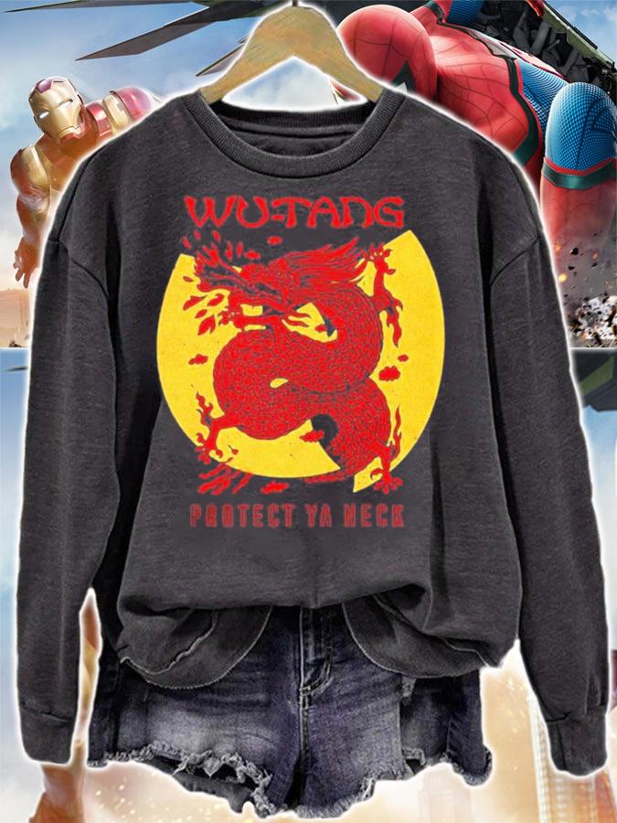 Shaolin Wu Vintage Red Dragon Shirt t-shirt