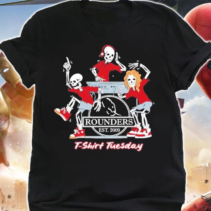 Skeleton Rounders T-shirt Tuesday Shirt t-shirt