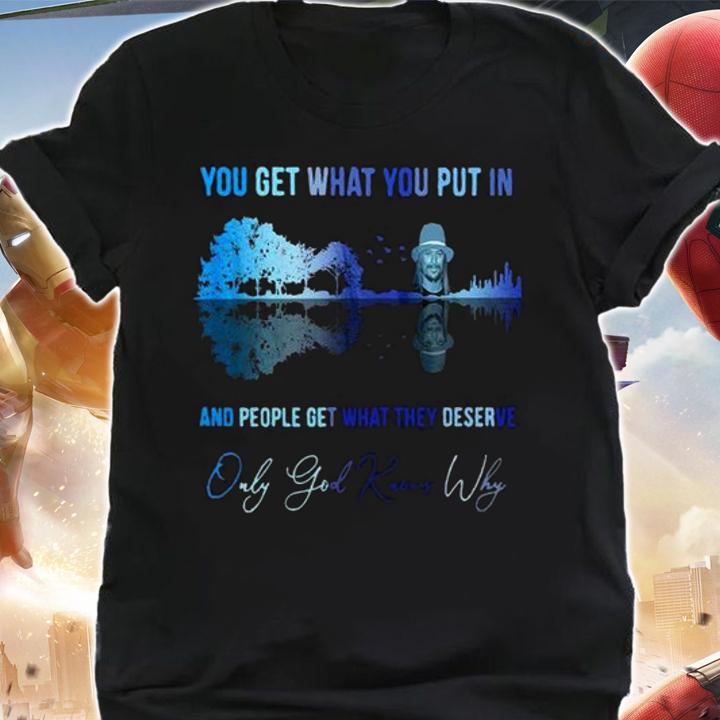 Guitar Lake Kid Rock Only God Knows Why Signature t-shirt