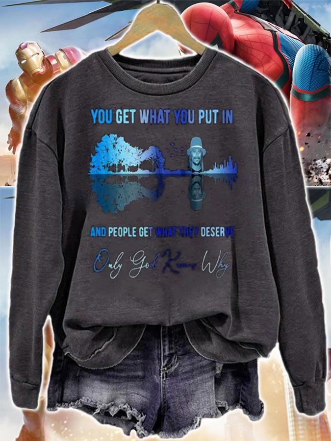Guitar Lake Kid Rock Only God Knows Why Signature t-shirt