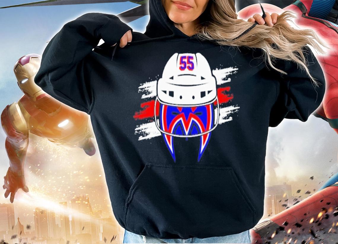 The Warrior 55 We Bleed Blue NYC Shirt t-shirt hoodie