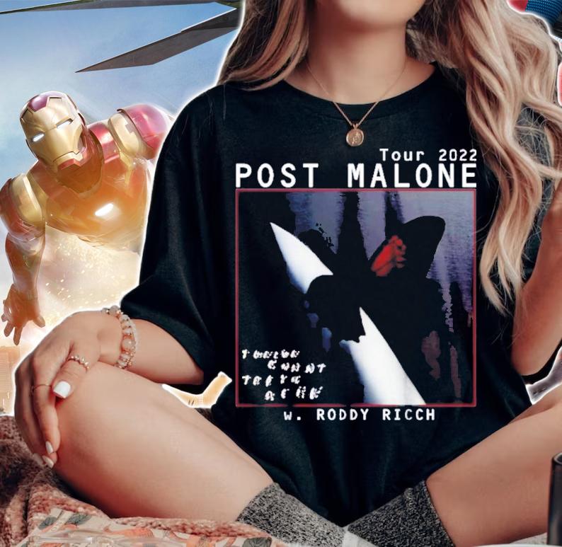 Tour 2022 Post Malone Roddy Ricch Shirt t-shirt