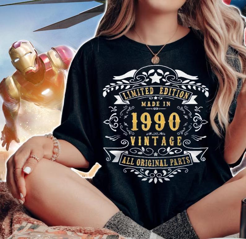 31 Years Old Made Born In 1990 Vintage 31St Birthday Gift Shirt t-shirt