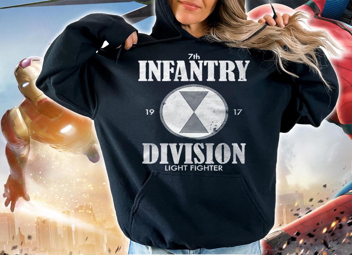 7Th Infantry Division (Distressed) Light Fighter shirt t-shirt hoodie