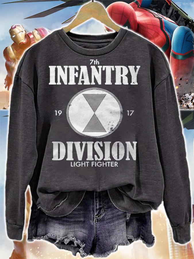 7Th Infantry Division (Distressed) Light Fighter shirt t-shirt sweatshirt