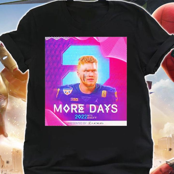 Aidan Hutchinson More Days 2022 NFL Draft T-Shirt t-shirt shirt