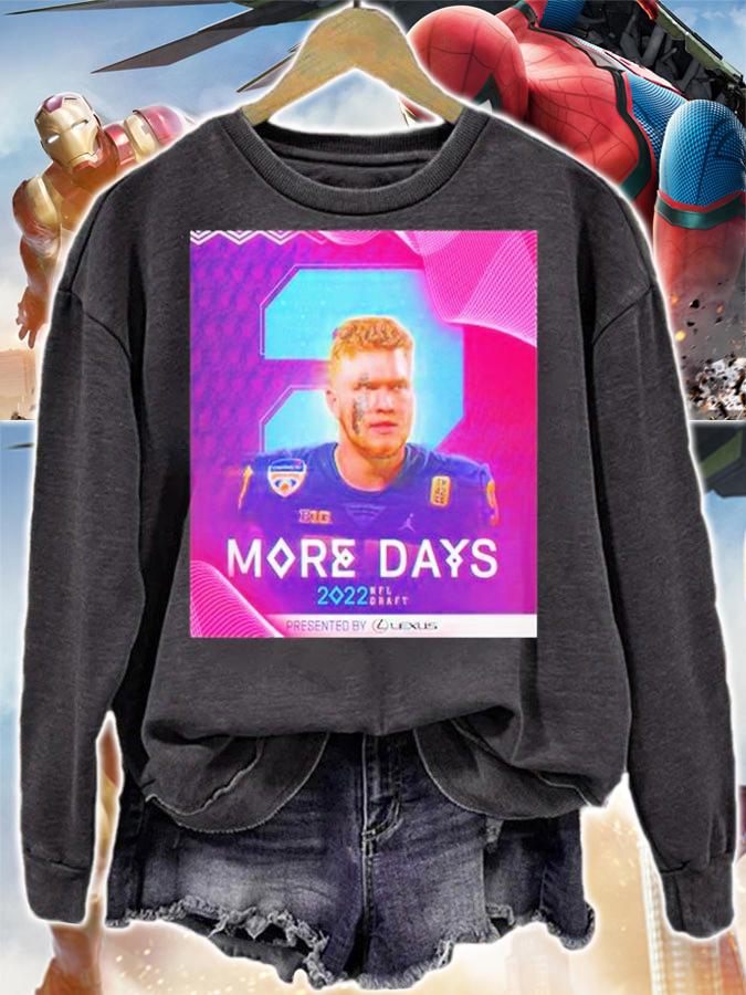Aidan Hutchinson More Days 2022 NFL Draft T-Shirt t-shirt sweatshirt