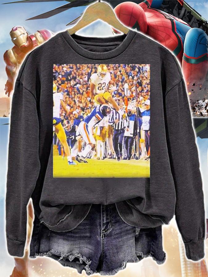 Aj Diggs 22 Logan Diggs Goirish Notre Dame Football T-Shirt t-shirt sweatshirt