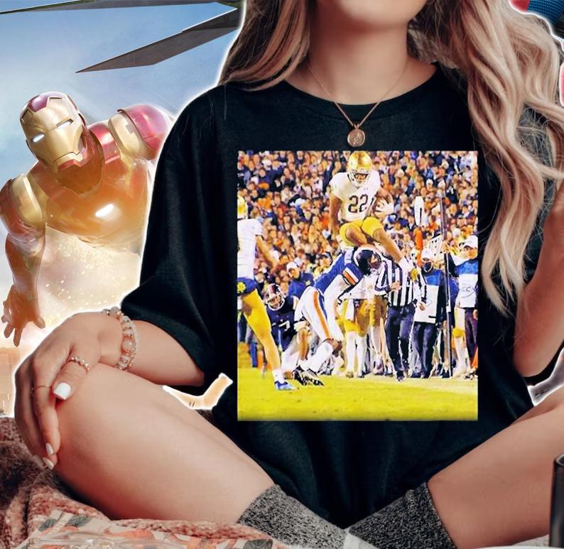 Aj Diggs 22 Logan Diggs Goirish Notre Dame Football T-Shirt t-shirt woman shirt