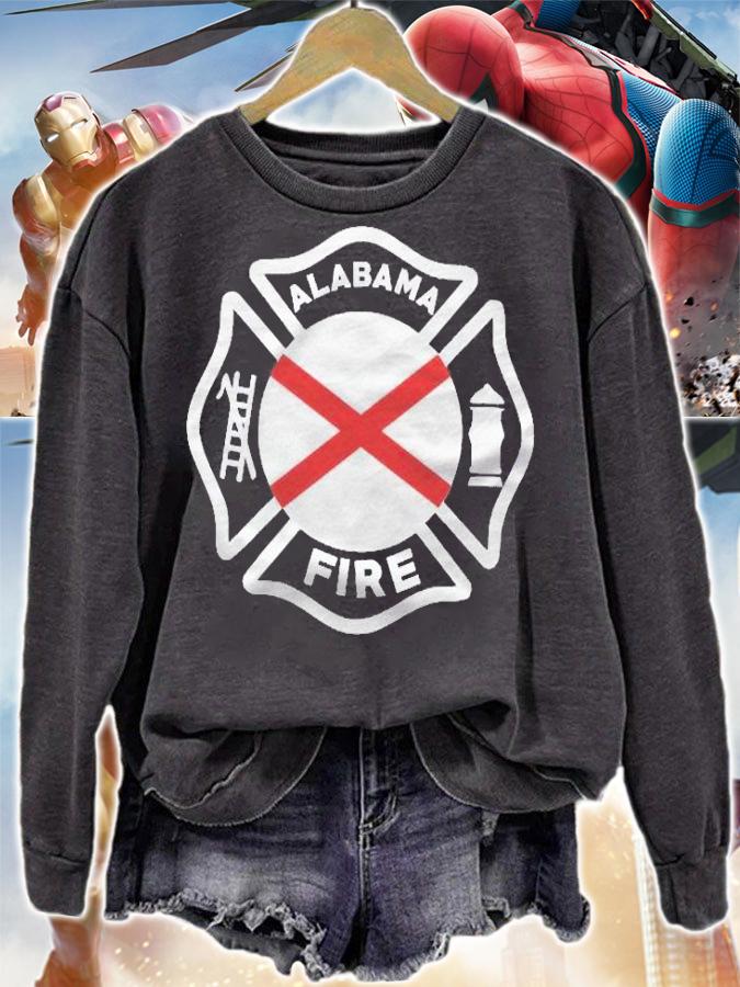 Alabama Fire Department Firefighters Firemen Duty Uniform Shirt t-shirt