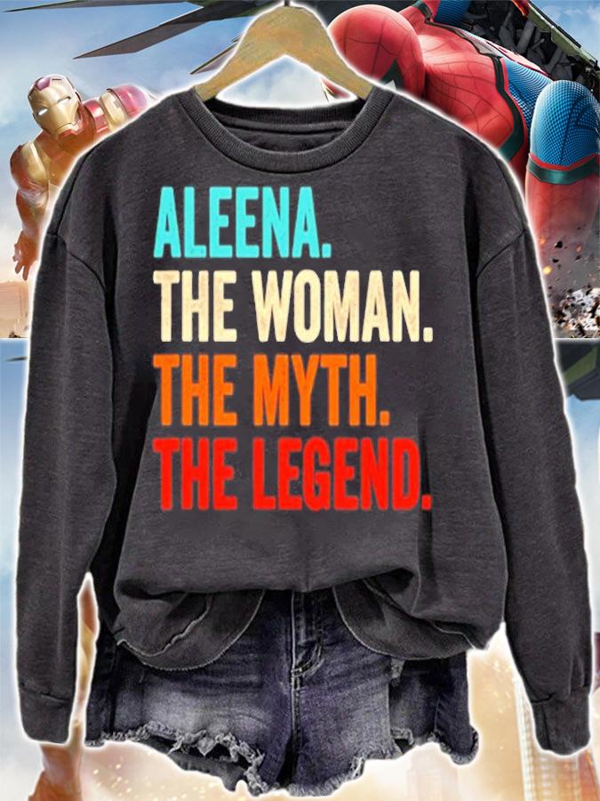 Aleena The Woman The Myth The Legend T-Shirt t-shirt