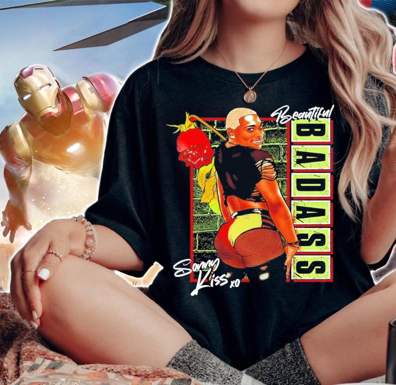 All Elite Wrestling Sonny Kiss Beautiful Badass Shirt t-shirt woman shirt