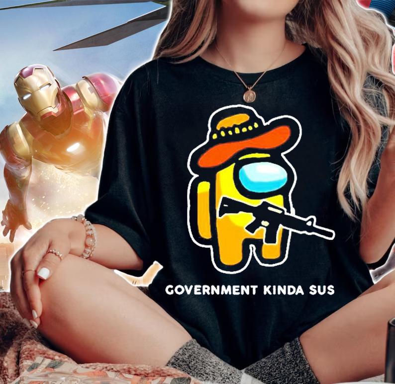 Among Us Government Kinda Sus T-Shirt t-shirt