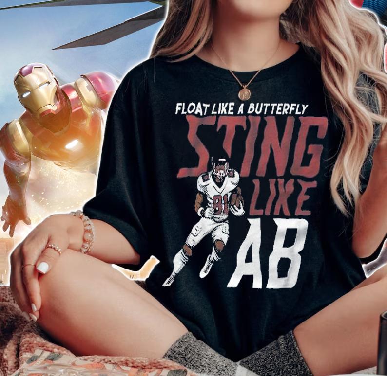 Antonio brown float like a butterfly sting like ab shirt t-shirt