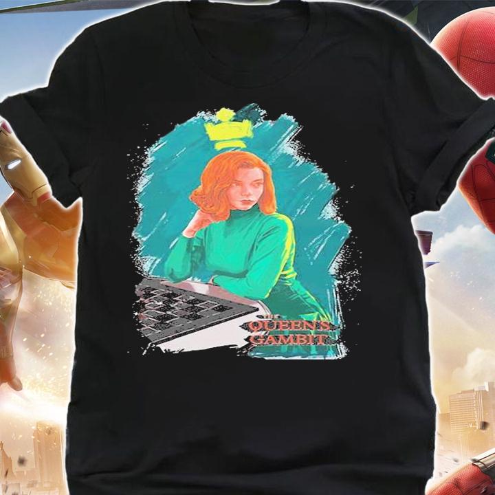 Art Queens Gambit Anya Taylor-Joy Actress T-Shirt t-shirt
