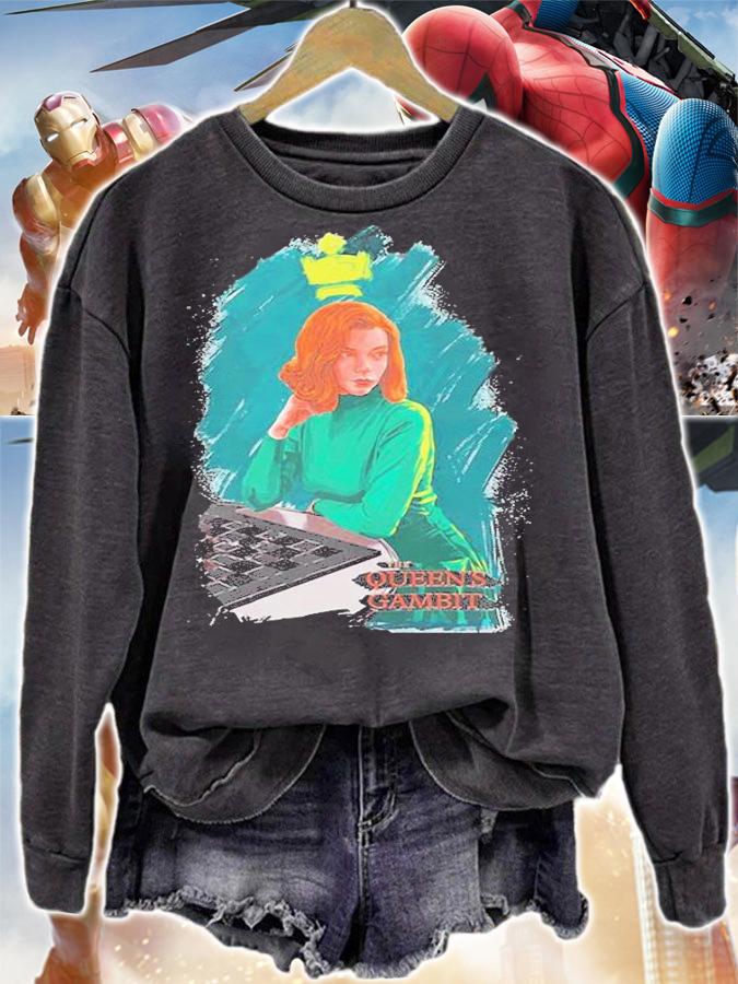 Art Queens Gambit Anya Taylor-Joy Actress T-Shirt t-shirt