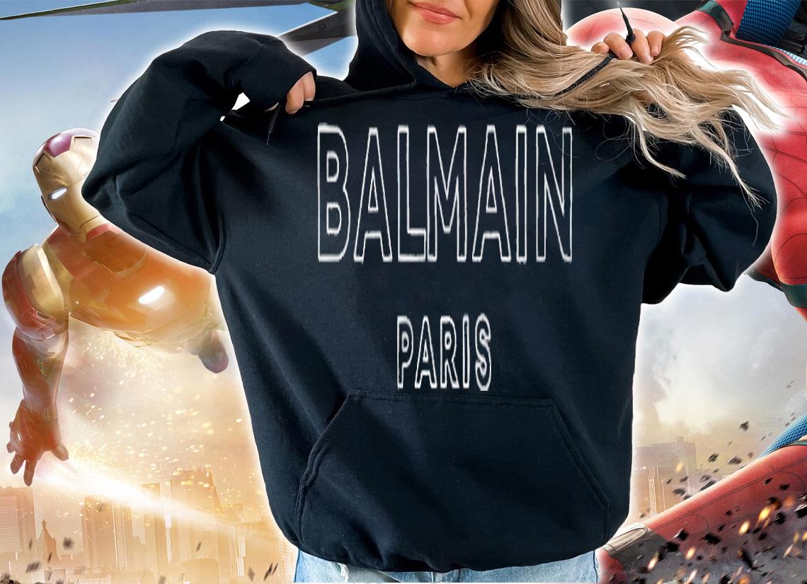 Balmain Paris logo T-shirt t-shirt hoodie