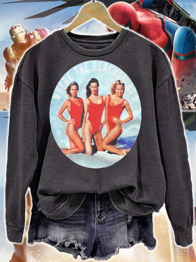 Baywatch Where The Beaches At Shirt t-shirt