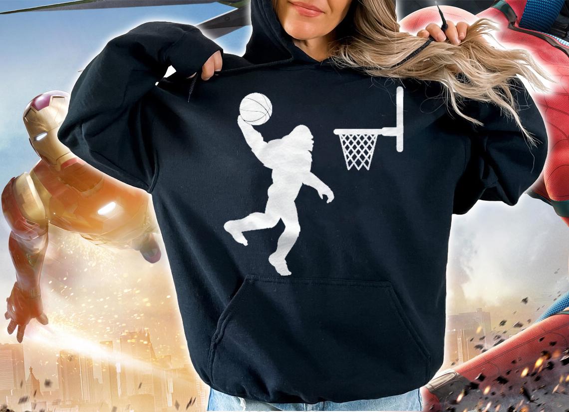 Bigfoot Basketball Sport Lover Gift Shirt t-shirt