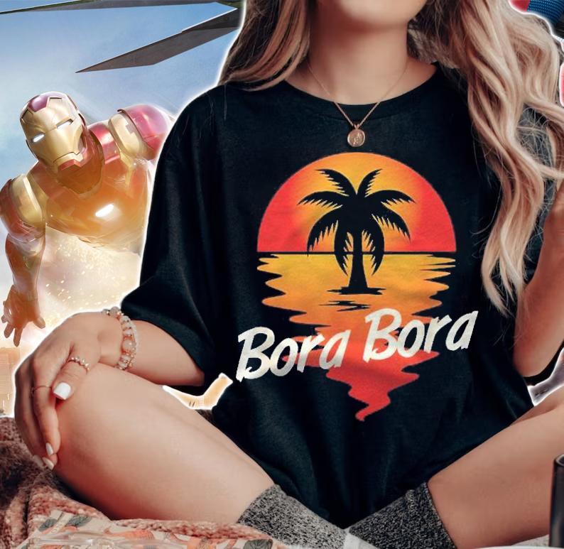 Bora Bora French Polynesia Travel Vacation Souvenir Shirt t-shirt woman shirt