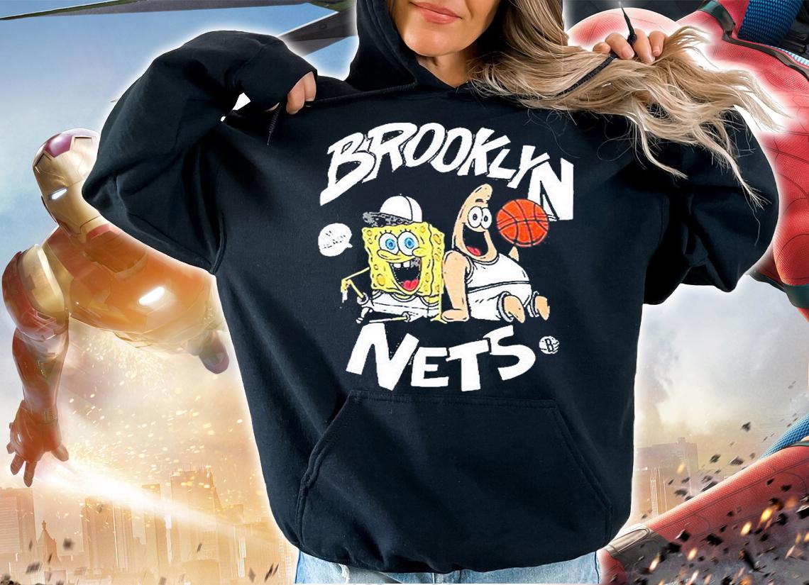 Brooklyn Nets Homage Nba X Spongebob Collab T-Shirt t-shirt
